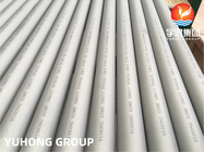 ASTM B677 UNS N08904 (Alloy904,1.4539) TP904L Super Stainless Steel Seamless Pipe สำหรับเครื่องแลกเปลี่ยนความร้อน