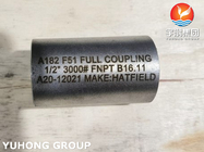 ASTM A182 F51 Duplex Steel Full Coupling ข้อต่อฟิตติ้งท่อความดันสูงข้อศอกปลอมแปลง