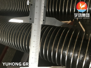 ASME SA213 T12 ประสิทธิภาพสูง welded Helical HFW Helical Spiral Serrated Fined Tube สําหรับเครื่องแลกเปลี่ยนความร้อน