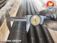 A179 Would Fin Tube L-Shaped AL1060 Fin Carbon Steel Tube โลหะเย็น
