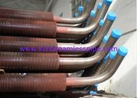 25.4MM 1 &quot;Finned Copper Tubing CuNi 90/10 Shape Type UNS12200 / UNS14200