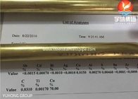 ท่อทองแดงนิกเกิล 90/10 ASTM C70600 C7060 x C70620 C71500 C71640 Cuni70/30 CuNi90-10