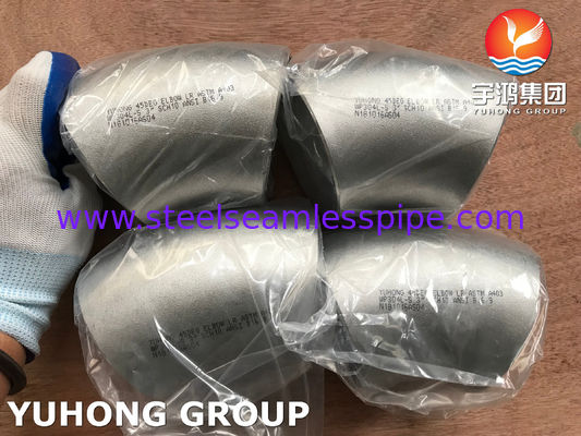 ASTM A403 WP304L เอลโค้ทสแตนเลส Buttweld Fitting ASME B 16.9