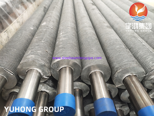 ASME SA249 TP304 ท่อปีกขัดจากเหล็กไร้ขัดสําหรับเครื่องแลกเปลี่ยนความร้อนเครื่องเย็นอากาศ