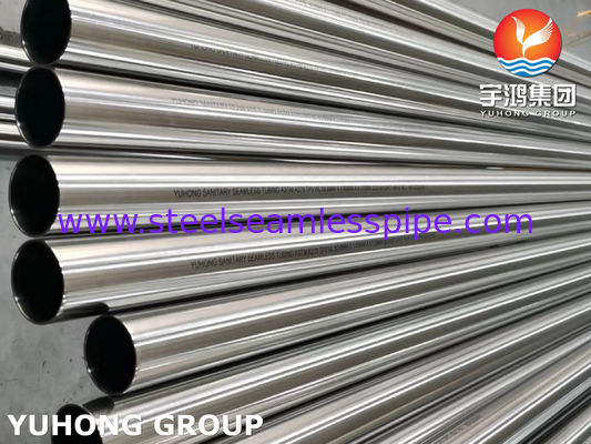 ท่อสุขอนามัยไร้รอยเหล็กไม่ржаาว ASTM A270 TP316L 320