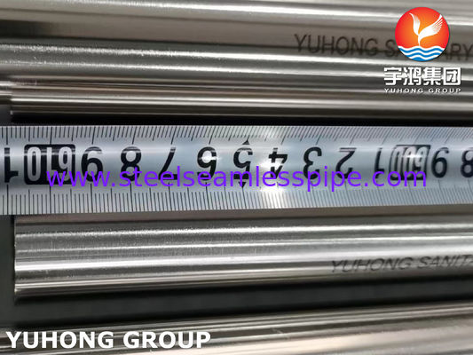 ท่อสุขอนามัยไร้รอยเหล็กไม่ржаาว ASTM A270 TP316L 320