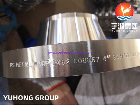 ASTM B462 สายสลัด Al6XN, UNS N08367 WNRF สายสลัดไนเคิลสแตนเลส CL3000 สําหรับน้ํามันและก๊าซ