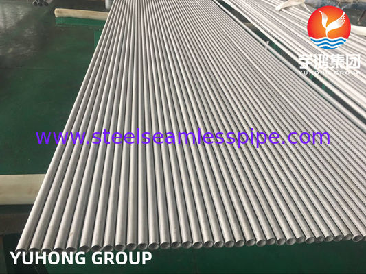 ท่อไร้รอยเหล็กไร้ขัด ASTM A 213 TP304/304L, TP316L, TP310S, TP316Ti, TP321/321H, TP347, TP317 ความแข็งแรงสูงสําหรับการใช้งานในหม้อทําความร้อนแลกเปลี่ยนความร้อน