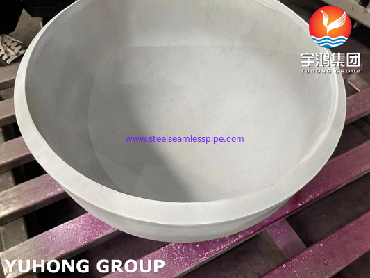 ASME SA403 WP304-S หมวกสแตนเลสขนาดใหญ่ 40 นิ้ว Butt weld Pipe Fitting PT