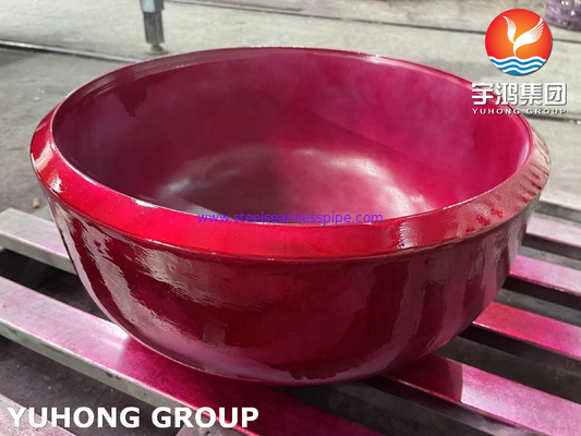 ASME SA403 WP304-S หมวกสแตนเลสขนาดใหญ่ 40 นิ้ว Butt weld Pipe Fitting PT