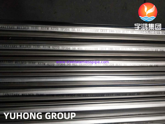 ASTM A270 TP304 ท่อผสมเหล็กไร้สแตนเลส, การรักษาแบบกระจ่างใสที่ใช้ในอุปกรณ์สุขภาพ