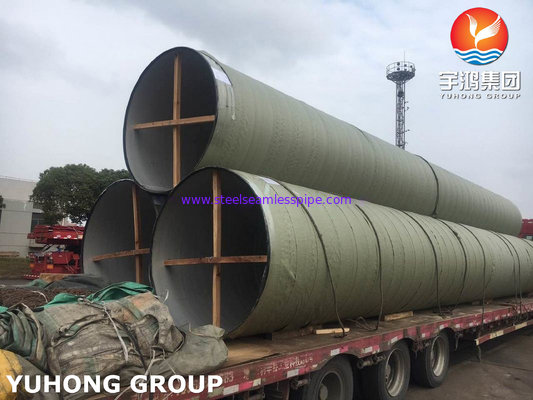 ASTM A928 CL.1 UNS S32205 S32750 ท่อเชื่อมเหล็กไร้สแตนเลสแบบสองแบบ