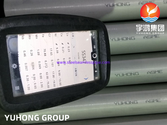 ASME SA213 TP347H 1.4961 ท่อบอลเลียร์ไร้รอยเหล็กดัด