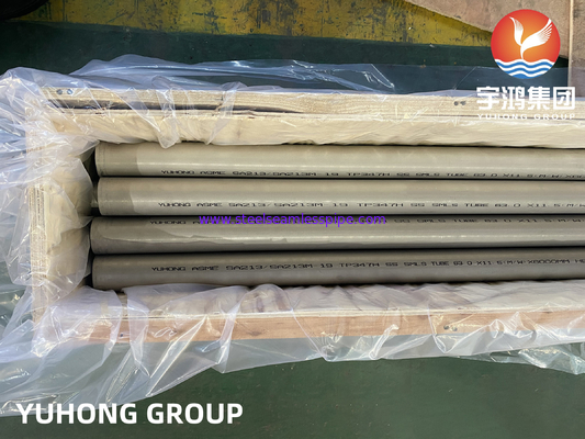 ASME SA213 TP347H 1.4961 ท่อบอลเลียร์ไร้รอยเหล็กดัด