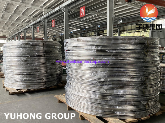 หลอดสอยเหล็กไร้สแตนเลสแบบกระจ่างใส A213 / A269 SS304 / SS316L