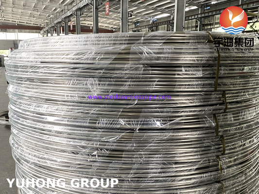 หลอดสอยเหล็กไร้สแตนเลสแบบกระจ่างใส A213 / A269 SS304 / SS316L