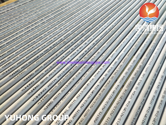 ASTM A213 TP304 สแตนเลสท่อไม่มีรอยต่อดองสำหรับแลกเปลี่ยนความร้อนและ Boiler
