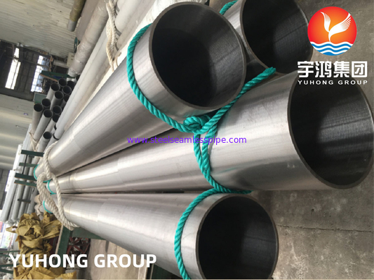ASTM B165 โมเนล 400 N04400 ท่อสกัดไนเคิลไร้รอยสําหรับน้ําทะเล