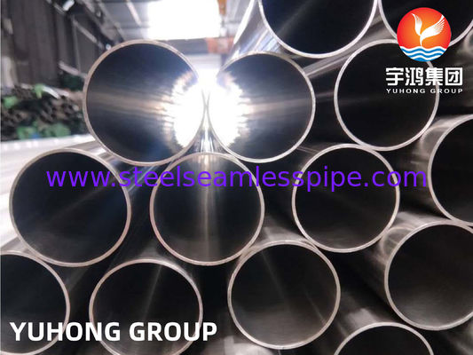 ASTM A270 TP304 ท่อสแตนเลสสแตนเลสอนามัย แบบไร้รอย ที่มีพื้นผิวเคลือบ และทนทานต่อการกัดกร่อน