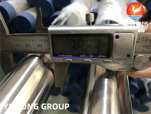 ท่อสแตนเลสสตีลเชื่อมแบบอบอ่อนสว่างสุขาภิบาล ASTM A270 TP304