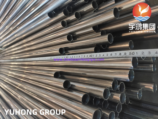 ASME SA249 TP304 304L SUS304 1.4301 ท่อเชื่อมสําหรับเครื่องปรับความร้อน