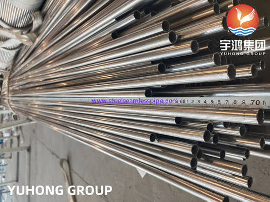 ASME SA249 TP304 304L SUS304 1.4301 ท่อเชื่อมสําหรับเครื่องปรับความร้อน