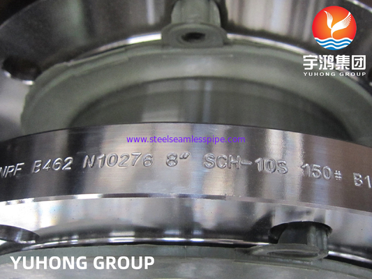 ASTM B462 UNS N10276 / Hastelloy C276 แฟลนจ์คอเชื่อมเหล็กไนเคิล แฟลนจ์ WNRF