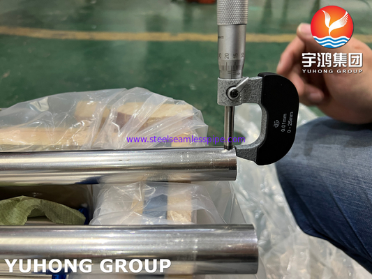 ASME SB111 UNS C71500 ท่อปูน นิเคิล ท่อไร้รอยน้ําทะเล CuNi 70/30
