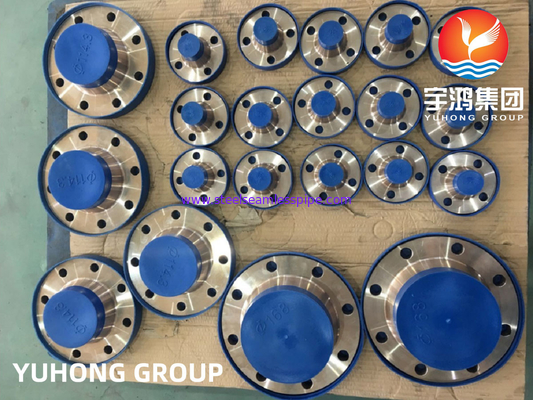ASTM B151 C70600 2.0872 โลหะ Cu-Ni สับปลอม Weldneck Flange RF B165
