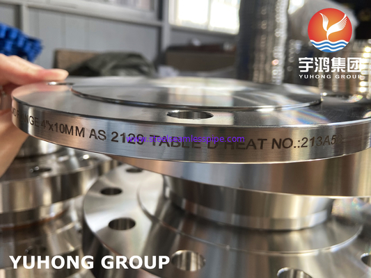 A182 F316L แฟลนจ์ตาบอดจากสแตนเลส ใช้ในระบบท่อแรงดัน