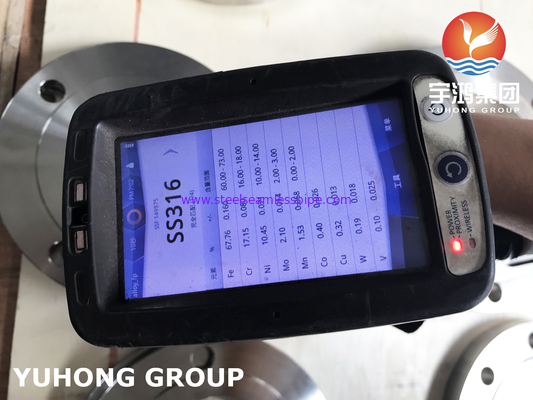 A182 F316L แฟลนจ์ตาบอดจากสแตนเลส ใช้ในระบบท่อแรงดัน