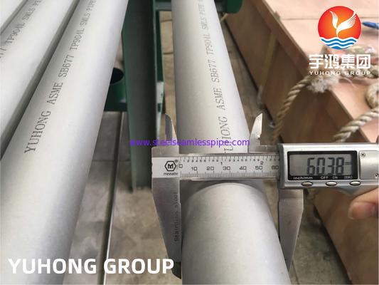 ASME SB677 N08904 TP904L 1.4539 ท่อ SMLS austenitic สําหรับน้ํามันและก๊าซ