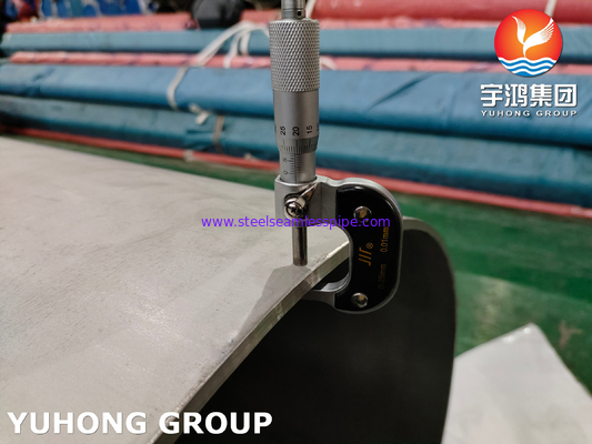 ASME SA312 TP317L 1.4438 ท่อเชื่อมสําหรับบริการอุณหภูมิสูง