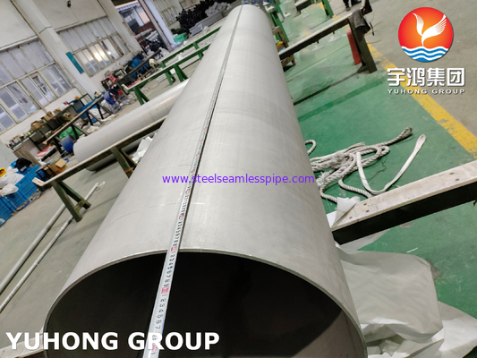ASME SA312 TP317L 1.4438 ท่อเชื่อมสําหรับบริการอุณหภูมิสูง