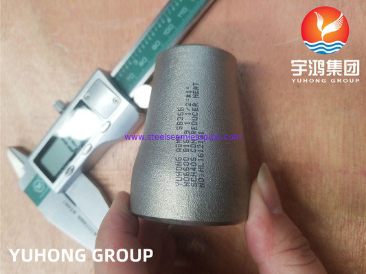 Buttweld ASME SB366 N06600 2.4816 Inconel 600 เครื่องลดความจุ