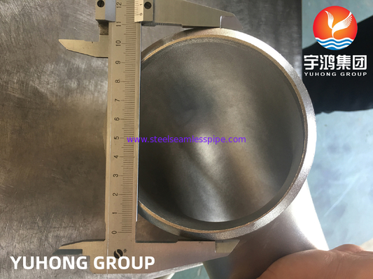 ASTM A403 WPS31254 / 254SMO ข้อศอกสแตนเลสแบบดูเพล็กซ์ 45 องศา LR Elbow