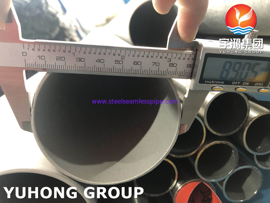 ASTM A789 UNS S32205 หลอดเหล็กแบบสองแบบไร้รอยสําหรับอุตสาหกรรมเคมี