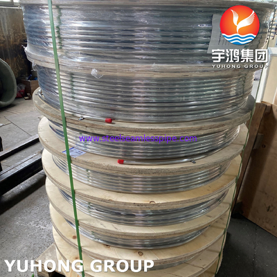 ASTM A269 TP316L สแตนเลส สายท่อลวดไร้รอย BA สายท่อลวดคอนเวคชั่น