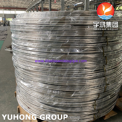 ASTM A269 TP316L สแตนเลส สายท่อลวดไร้รอย BA สายท่อลวดคอนเวคชั่น