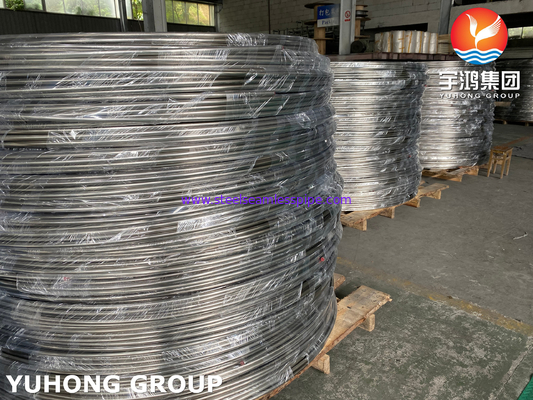 ASTM A269 TP316L สแตนเลส สายท่อลวดไร้รอย BA สายท่อลวดคอนเวคชั่น