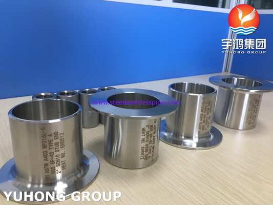 ASTM A403 WP316L-S Stub End TYPE A BW น้ำมัน ก๊าซ ปิโตรเคมี ก๊าซธรรมชาติ