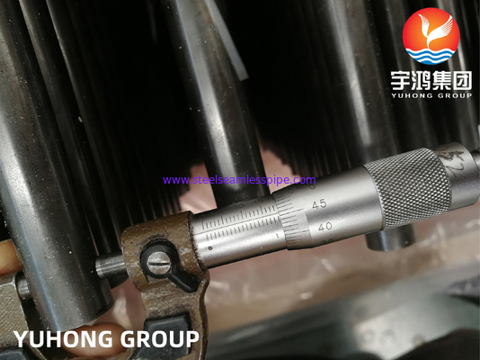 ASTM A213 / ASME SA213 T9 U Bend Tube Alloy Steel Seamless Heat Exchanger Tube ท่อเปลี่ยนความร้อนแบบไม่มีรอยต่อ
