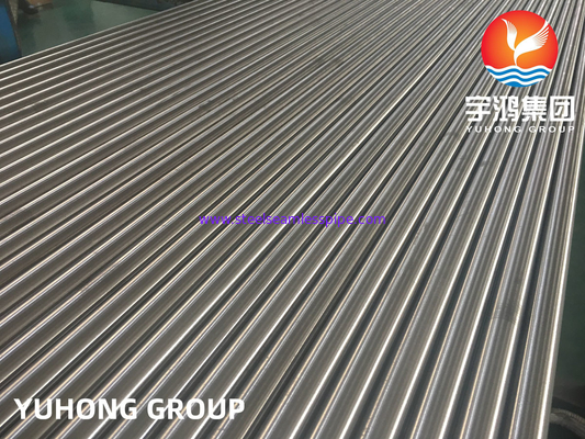 ท่อไร้รอยเหล็กเหล็กไนเคิล ASTM B 163 ASM B 423 Incoloy 825 N088252.4858 การใช้งานเครื่องแลกเปลี่ยนความร้อน