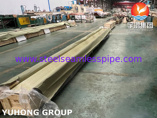 ท่อโลหะผสมทองแดง ASME B111 C11200 C70600 C44300 C12200 สำหรับระบบทำความร้อนและระบายความร้อนด้วยอากาศ