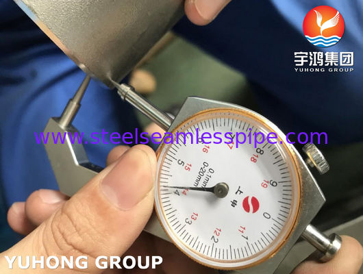 ข้อต่อท่อเหล็กเพล็กซ์เท่ากับที ASTM A815 S31803 B16.9 น้ำมันแลกเปลี่ยนความร้อน