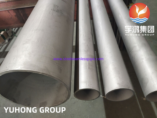 ASTM A790 UNS S32750 Super Duplex 304 316 ท่อไร้รอยเหล็กไร้สแตนเลสสําหรับการบําบัดน้ําเสีย