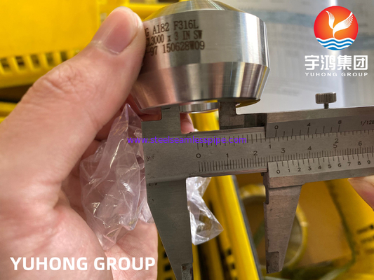 ฟิตติ้งปลอมแปลงสแตนเลส A182 F304 F316LSสั้นลดข้อศอก 90 องศา 1/2&quot; ถึง 60&quot; sch40/ sch80 sch160 XXS B16.9