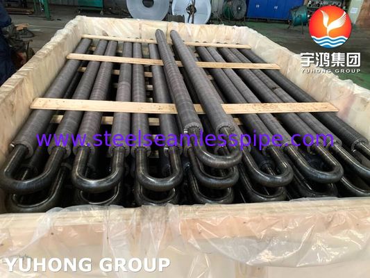 สแตนเลสคาร์บอน U Bend ท่อปีกแข็ง, ปีกปั่นความถี่สูงด้วย A106 Gr.B ท่อที่ใช้ใน Economizer