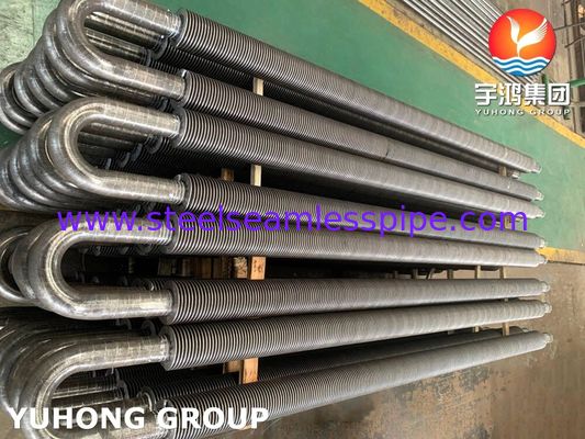 สแตนเลสคาร์บอน U Bend ท่อปีกแข็ง, ปีกปั่นความถี่สูงด้วย A106 Gr.B ท่อที่ใช้ใน Economizer