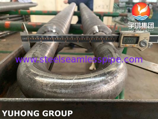 สแตนเลสคาร์บอน U Bend ท่อปีกแข็ง, ปีกปั่นความถี่สูงด้วย A106 Gr.B ท่อที่ใช้ใน Economizer